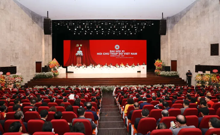 Khai mạc trọng thể Đại hội đại biểu Hội Chữ thập đỏ Việt Nam lần thứ XI - Ảnh 4. Khai mạc trọng thể Đại hội đại biểu Hội Chữ thập đỏ Việt Nam lần thứ XI - Ảnh 4.