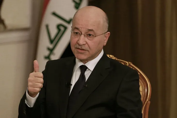 Tổng thống Iraq Barham Salih đề cập khả năng bầu cử sớm - Ảnh 1. Tổng thống Iraq Barham Salih đề cập khả năng bầu cử sớm - Ảnh 1.