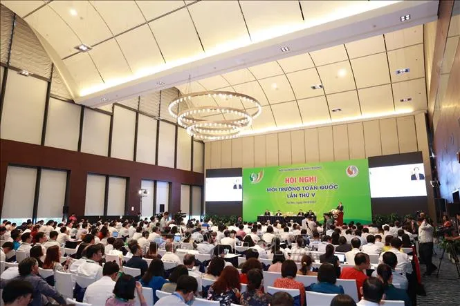 Hội nghị Môi trường toàn quốc lần thứ V: Hướng tới nền kinh tế tuần hoàn, phát triển bền vững - Ảnh 2. Hội nghị Môi trường toàn quốc lần thứ V: Hướng tới nền kinh tế tuần hoàn, phát triển bền vững - Ảnh 2.