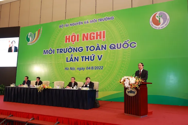 Hội nghị Môi trường toàn quốc lần thứ V: Hướng tới nền kinh tế tuần hoàn, phát triển bền vững - Ảnh 1. Hội nghị Môi trường toàn quốc lần thứ V: Hướng tới nền kinh tế tuần hoàn, phát triển bền vững - Ảnh 1.