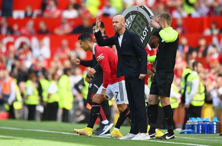 Erik ten Hag có nguy cơ bị sa thải cao thứ 3 tại Ngoại hạng Anh - Ảnh 1.