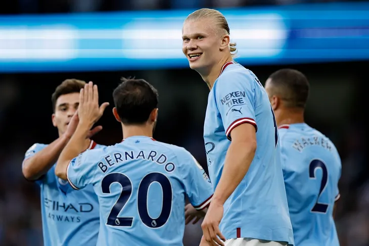 Vòng 5 Ngoại hạng Anh: Haaland lập hat-trick, Man City thắng đậm Nottingham Forest - Ảnh 3. Vòng 5 Ngoại hạng Anh: Haaland lập hat-trick, Man City thắng đậm Nottingham Forest - Ảnh 3.