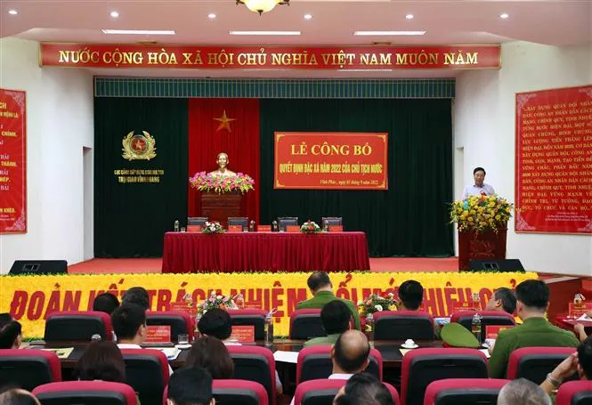 Công bố quyết định đặc xá của Chủ tịch nước - Ảnh 1. Công bố quyết định đặc xá của Chủ tịch nước - Ảnh 1.