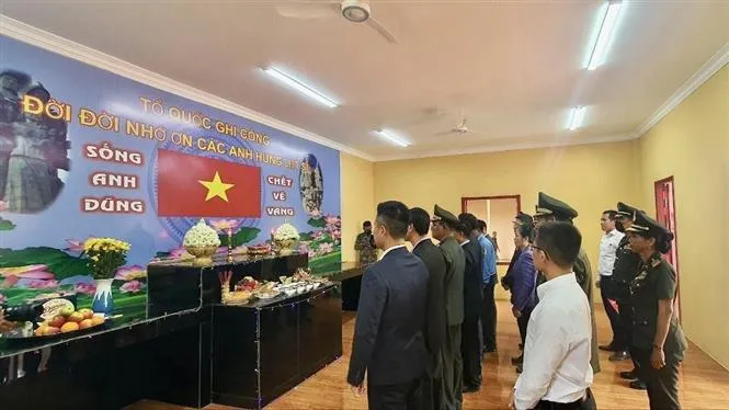 Khánh thành Nhà tưởng niệm liệt sĩ quân tình nguyện Việt Nam tại Campuchia - Ảnh 2. Khánh thành Nhà tưởng niệm liệt sĩ quân tình nguyện Việt Nam tại Campuchia - Ảnh 2.