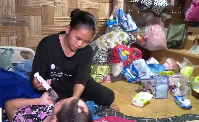 Cô bé lớp 8 thành điểm tựa của gia đình sau biến cố lớn - Ảnh 1. Cô bé lớp 8 thành điểm tựa của gia đình sau biến cố lớn - Ảnh 1.