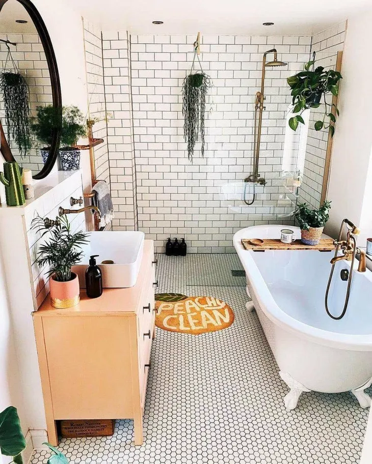 Thiết kế phòng tắm theo phong cách Bohemian mới lạ, độc đáo - Ảnh 2. Thiết kế phòng tắm theo phong cách Bohemian mới lạ, độc đáo - Ảnh 2.