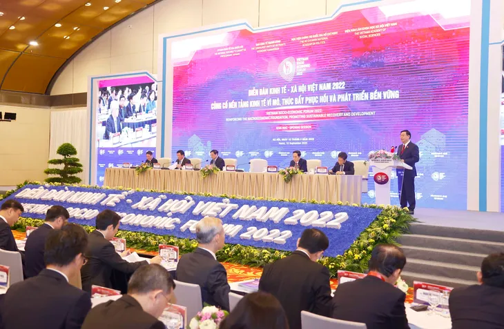 Khai mạc Diễn đàn Kinh tế-xã hội Việt Nam 2022 - Ảnh 1. Khai mạc Diễn đàn Kinh tế-xã hội Việt Nam 2022 - Ảnh 1.