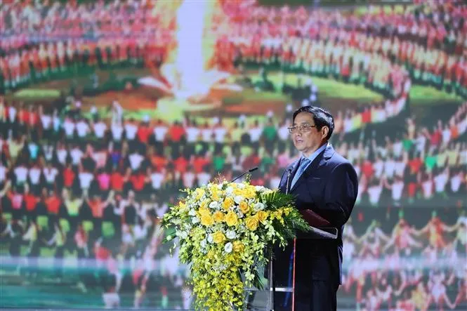 Thủ tướng: Bảo tồn, phát huy và lan tỏa Xòe Thái là trách nhiệm của tất cả chúng ta - Ảnh 4. Thủ tướng: Bảo tồn, phát huy và lan tỏa Xòe Thái là trách nhiệm của tất cả chúng ta - Ảnh 4.