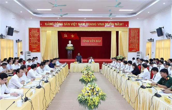 Thủ tướng: Chìa khóa để Yên Bái tự tin vươn lên, phát triển nhanh, bền vững - Ảnh 1. Thủ tướng: Chìa khóa để Yên Bái tự tin vươn lên, phát triển nhanh, bền vững - Ảnh 1.