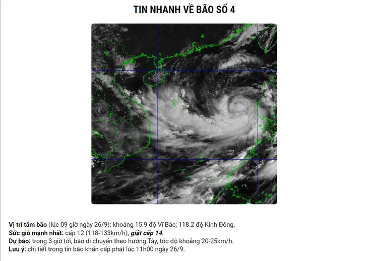 CẬP NHẬT: Bão số 4 tăng 1 cấp, dự báo còn mạnh thêm - Ảnh 26. CẬP NHẬT: Bão số 4 tăng 1 cấp, dự báo còn mạnh thêm - Ảnh 26.