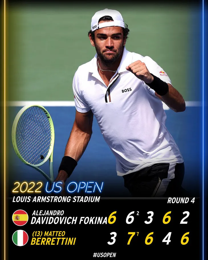 Matteo Berrettini và Casper Ruud gặp nhau tại tứ kết giải quần vợt Mỹ mở rộng 2022 - Ảnh 1. Matteo Berrettini và Casper Ruud gặp nhau tại tứ kết giải quần vợt Mỹ mở rộng 2022 - Ảnh 1.
