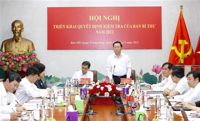 Kiểm tra thực hiện Nghị quyết Đại hội XIII tại một số địa phương, đơn vị - Ảnh 3. Kiểm tra thực hiện Nghị quyết Đại hội XIII tại một số địa phương, đơn vị - Ảnh 3.