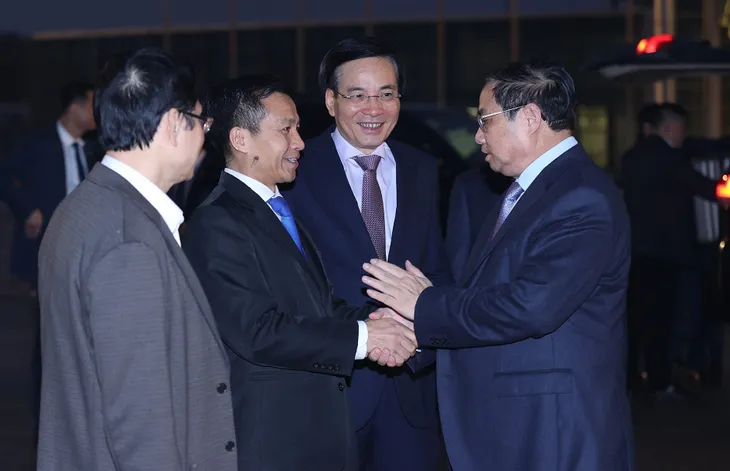 Thủ tướng Phạm Minh Chính lên đường thăm chính thức CHDCND Lào - Ảnh 2. Thủ tướng Phạm Minh Chính lên đường thăm chính thức CHDCND Lào - Ảnh 2.