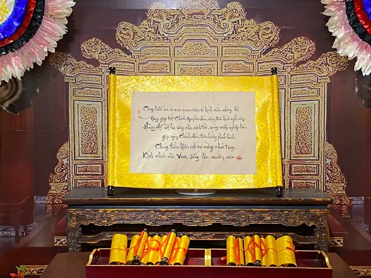Tái hiện nghi lễ cung đình thời xưa trong triển lãm Cung đình ngày Xuân - Ảnh 17. Tái hiện nghi lễ cung đình thời xưa trong triển lãm Cung đình ngày Xuân - Ảnh 17.