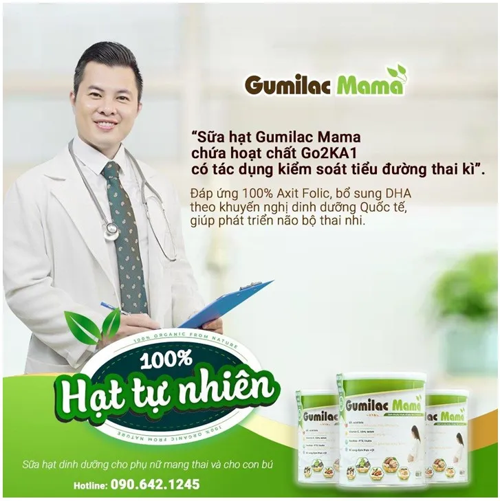 Gumilac Mama - Sữa hạt hỗ trợ kiểm soát tiểu đường thai kì - Ảnh 2. Gumilac Mama - Sữa hạt hỗ trợ kiểm soát tiểu đường thai kì - Ảnh 2.