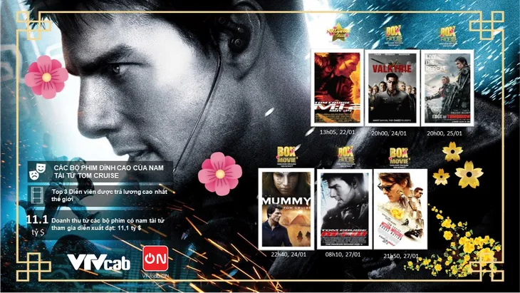 Thưởng thức các chương trình thể thao, giải trí đặc sắc trên VTVcab dịp Tết Nguyên đán - Ảnh 9. Thưởng thức các chương trình thể thao, giải trí đặc sắc trên VTVcab dịp Tết Nguyên đán - Ảnh 9.