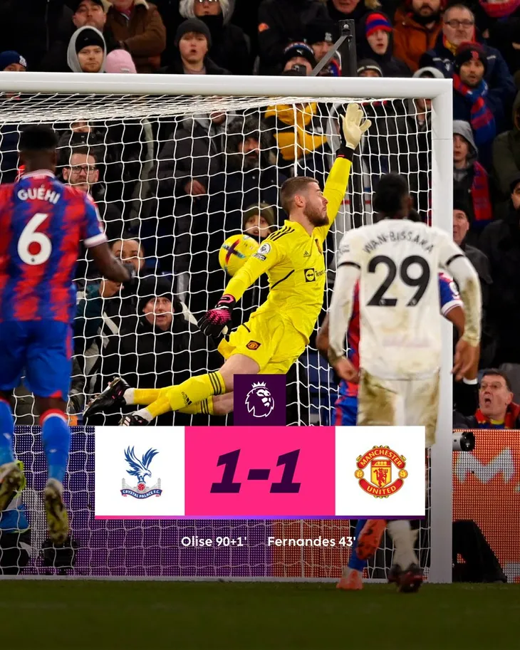 Man Utd chia điểm kịch tính với Crystal Palace | Đá bù vòng 7 Ngoại hạng Anh - Ảnh 3. Man Utd chia điểm kịch tính với Crystal Palace | Đá bù vòng 7 Ngoại hạng Anh - Ảnh 3.