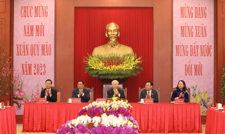 Tổng Bí thư Nguyễn Phú Trọng: Năm mới thắng lợi mới - Ảnh 2. Tổng Bí thư Nguyễn Phú Trọng: Năm mới thắng lợi mới - Ảnh 2.