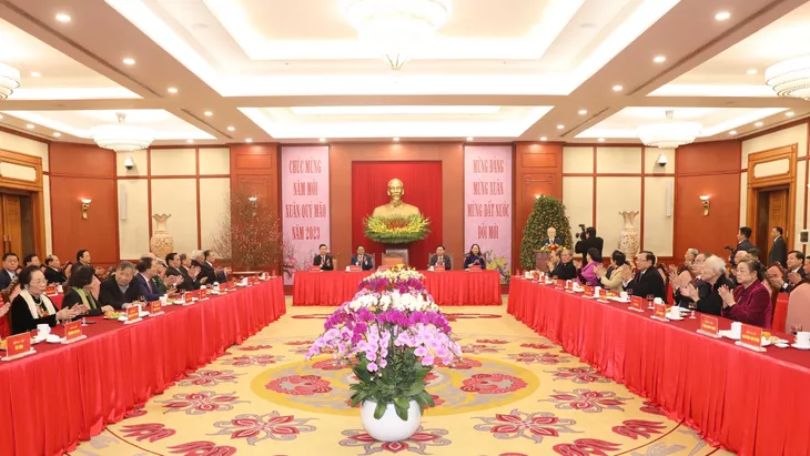 Tổng Bí thư Nguyễn Phú Trọng: Năm mới thắng lợi mới - Ảnh 3. Tổng Bí thư Nguyễn Phú Trọng: Năm mới thắng lợi mới - Ảnh 3.