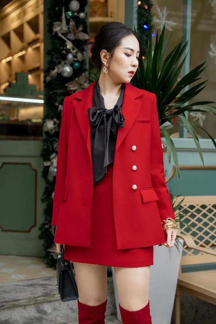 Mặc đẹp diện Tết như MC Mai Ngọc - Ảnh 12. Mặc đẹp diện Tết như MC Mai Ngọc - Ảnh 12.