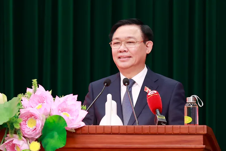 Chủ tịch Quốc hội Vương Đình Huệ thăm, chúc Tết tại Kiểm toán Nhà nước - Ảnh 2. Chủ tịch Quốc hội Vương Đình Huệ thăm, chúc Tết tại Kiểm toán Nhà nước - Ảnh 2.