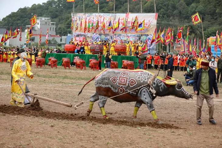 Lễ hội Tịch điền Đọi Sơn 2023: Tái hiện truyền thống Dĩ nông vi bản - Ảnh 3. Lễ hội Tịch điền Đọi Sơn 2023: Tái hiện truyền thống Dĩ nông vi bản - Ảnh 3.