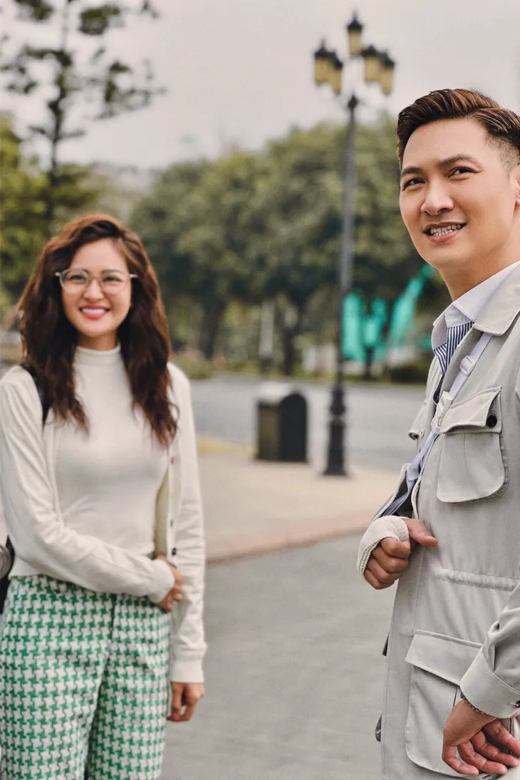 Thùy Anh - Mạnh Trường khổ vì... cảnh hôn mấy tiếng dưới trời rét - Ảnh 6. Thùy Anh - Mạnh Trường khổ vì... cảnh hôn mấy tiếng dưới trời rét - Ảnh 6.