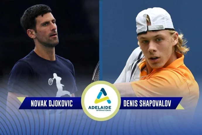 Djokovic gặp Shapovalov ở tứ kết Adelaide International - Ảnh 1. Djokovic gặp Shapovalov ở tứ kết Adelaide International - Ảnh 1.