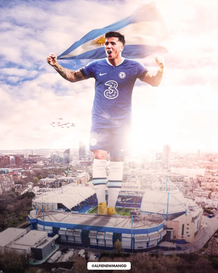 Enzo Fernandez cập bến Chelsea với giá kỷ lục - Ảnh 1. Enzo Fernandez cập bến Chelsea với giá kỷ lục - Ảnh 1.