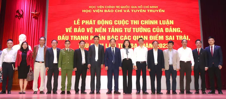 Phát động Cuộc thi chính luận về bảo vệ nền tảng tư tưởng của Đảng - Ảnh 1. Phát động Cuộc thi chính luận về bảo vệ nền tảng tư tưởng của Đảng - Ảnh 1.
