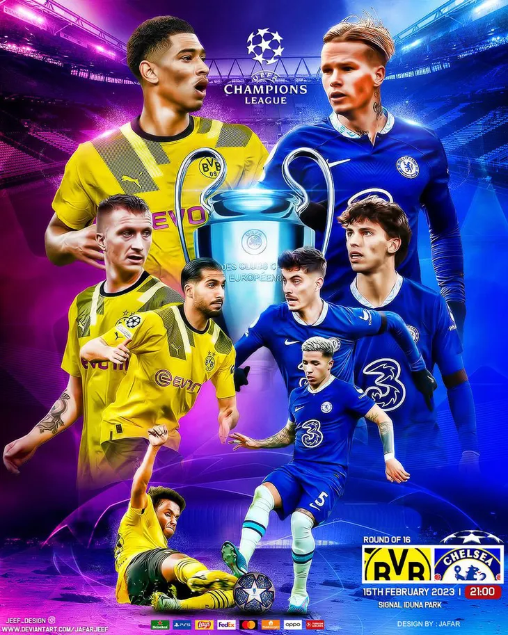 Dortmund vs Chelsea: Chủ nhà thận trọng, đội khách giải bài toán lực lượng | Vòng 1/8 UEFA Champions League - Ảnh 2. Dortmund vs Chelsea: Chủ nhà thận trọng, đội khách giải bài toán lực lượng | Vòng 1/8 UEFA Champions League - Ảnh 2.