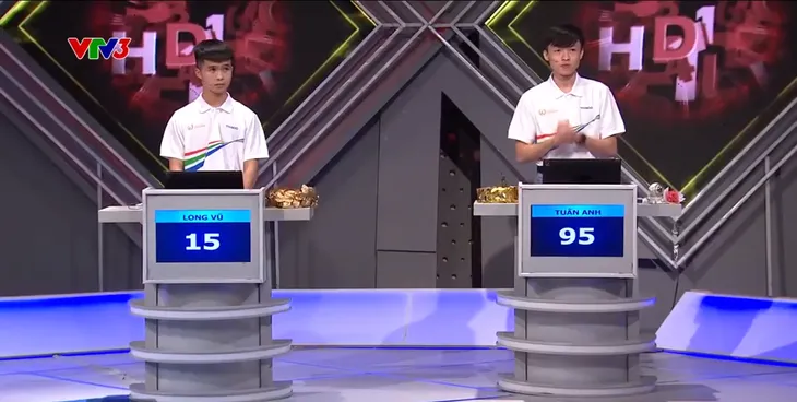 Đường lên đỉnh Olympia: Nam sinh đến từ Ninh Bình bứt phá dẫn đầu nhờ cuỗm điểm của đối thủ - Ảnh 1. Đường lên đỉnh Olympia: Nam sinh đến từ Ninh Bình bứt phá dẫn đầu nhờ cuỗm điểm của đối thủ - Ảnh 1.