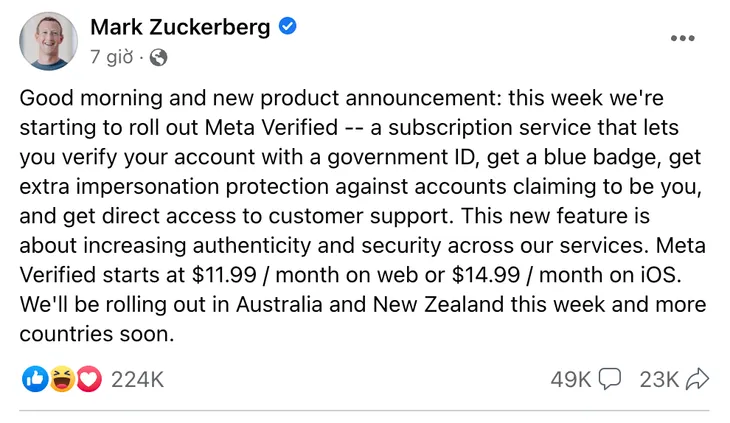 Facebook bán tích xanh, giá từ 12 USD - Ảnh 1. Facebook bán tích xanh, giá từ 12 USD - Ảnh 1.