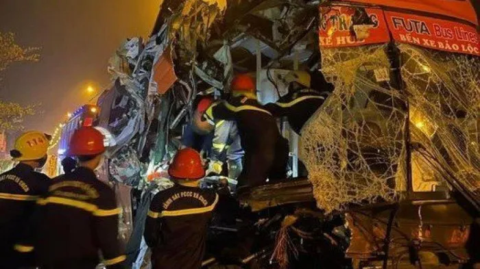 Tai nạn 3 người chết ở Quảng Nam: Tài xế xe khách khai gì? - Ảnh 2. Tai nạn 3 người chết ở Quảng Nam: Tài xế xe khách khai gì? - Ảnh 2.