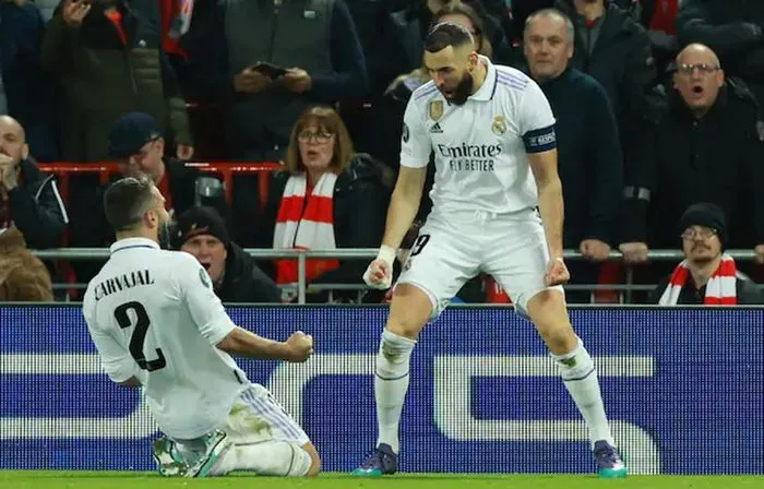 Real Madrid ngược dòng thắng đậm Liverpool ngay tại Anfield - Ảnh 2. Real Madrid ngược dòng thắng đậm Liverpool ngay tại Anfield - Ảnh 2.