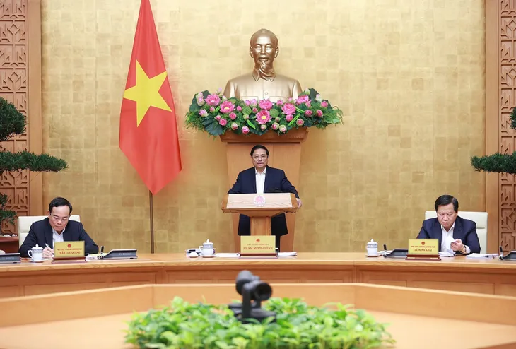 Thủ tướng Phạm Minh Chính: Tăng cường kỷ luật, kỷ cương trong công tác xây dựng pháp luật - Ảnh 1. Thủ tướng Phạm Minh Chính: Tăng cường kỷ luật, kỷ cương trong công tác xây dựng pháp luật - Ảnh 1.