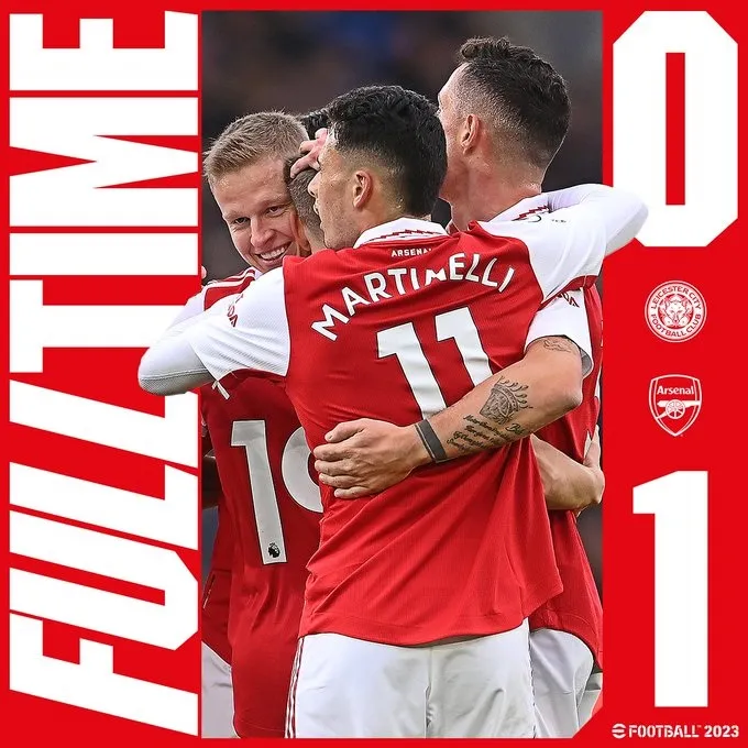 Arsenal giành chiến thắng tối thiểu trước Leicester City - Ảnh 1. Arsenal giành chiến thắng tối thiểu trước Leicester City - Ảnh 1.