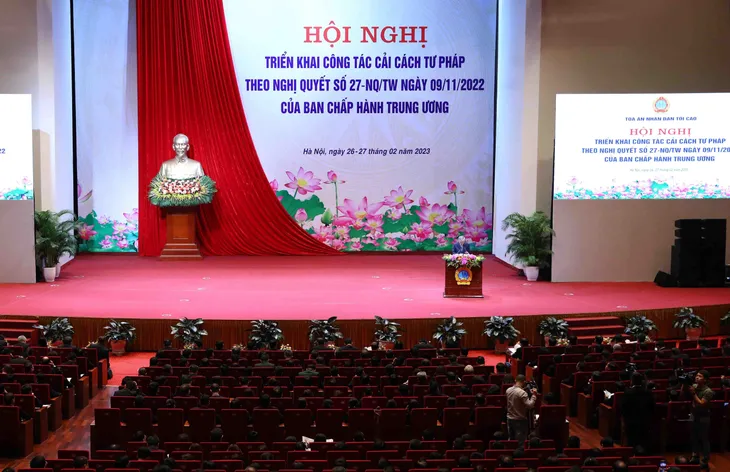 Xây dựng nền tư pháp minh bạch, chuyên nghiệp, hiện đại - Ảnh 1. Xây dựng nền tư pháp minh bạch, chuyên nghiệp, hiện đại - Ảnh 1.