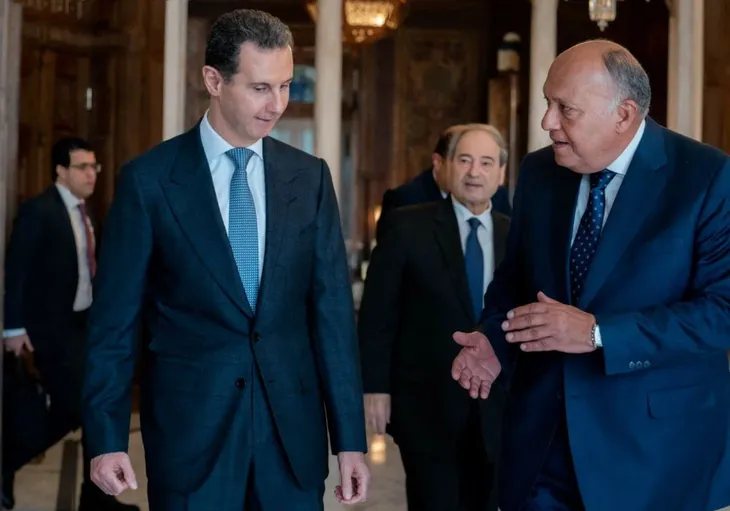 Ngoại trưởng Ai Cập “phá băng” quan hệ với chuyến thăm Syria và Thổ Nhĩ Kỳ - Ảnh 1. Ngoại trưởng Ai Cập “phá băng” quan hệ với chuyến thăm Syria và Thổ Nhĩ Kỳ - Ảnh 1.