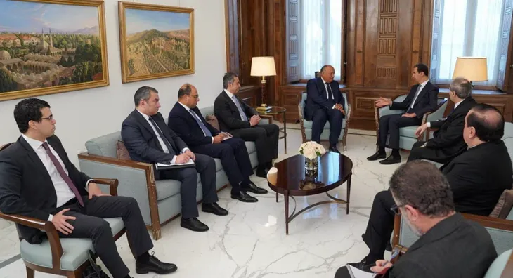 Ngoại trưởng Ai Cập “phá băng” quan hệ với chuyến thăm Syria và Thổ Nhĩ Kỳ - Ảnh 2. Ngoại trưởng Ai Cập “phá băng” quan hệ với chuyến thăm Syria và Thổ Nhĩ Kỳ - Ảnh 2.