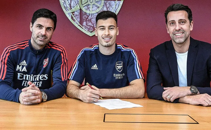 Tăng lương gấp đôi, Arsenal gia hạn hợp đồng thành công với Martinelli - Ảnh 1. Tăng lương gấp đôi, Arsenal gia hạn hợp đồng thành công với Martinelli - Ảnh 1.