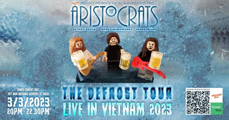 Ban nhạc The Aristocrats kết thúc tour diễn Châu Á 2023 tại Việt Nam - Ảnh 1. Ban nhạc The Aristocrats kết thúc tour diễn Châu Á 2023 tại Việt Nam - Ảnh 1.