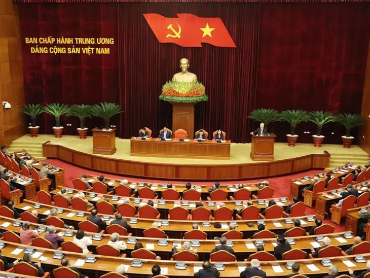 Tổng Bí thư Nguyễn Phú Trọng chủ trì Hội nghị gặp mặt các đồng chí nguyên lãnh đạo Đảng, Nhà nước - Ảnh 3. Tổng Bí thư Nguyễn Phú Trọng chủ trì Hội nghị gặp mặt các đồng chí nguyên lãnh đạo Đảng, Nhà nước - Ảnh 3.
