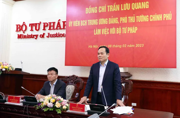 Tăng cường hợp tác trong xây dựng và thực thi pháp luật - Ảnh 1. Tăng cường hợp tác trong xây dựng và thực thi pháp luật - Ảnh 1.