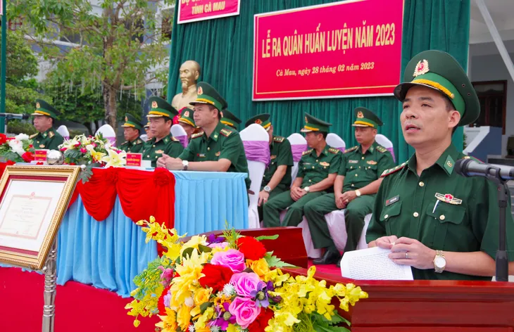 Bộ đội Biên phòng Cà Mau tập trung huấn luyện Cơ bản, thiết thực, vững chắc - Ảnh 1. Bộ đội Biên phòng Cà Mau tập trung huấn luyện Cơ bản, thiết thực, vững chắc - Ảnh 1.