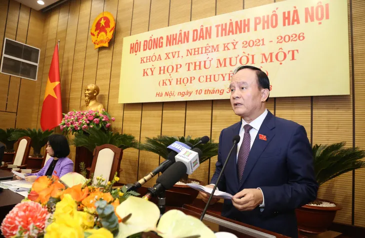 HĐND TP Hà Nội họp kỳ thứ 11, kiện toàn chức danh Phó Chủ tịch UBND TP Hà Nội - Ảnh 1. HĐND TP Hà Nội họp kỳ thứ 11, kiện toàn chức danh Phó Chủ tịch UBND TP Hà Nội - Ảnh 1.