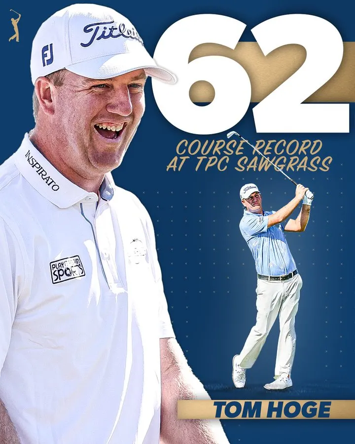Tom Hoge phá vỡ kỷ lục gậy âm 1 vòng đấu ở The Players Championship - Ảnh 2. Tom Hoge phá vỡ kỷ lục gậy âm 1 vòng đấu ở The Players Championship - Ảnh 2.