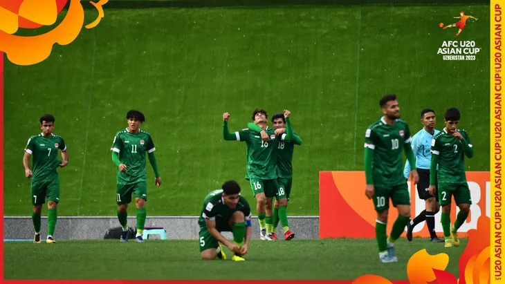 U20 Iraq và U20 Uzbekistan thẳng tiến vào bán kết U20 châu Á 2023 - Ảnh 1. U20 Iraq và U20 Uzbekistan thẳng tiến vào bán kết U20 châu Á 2023 - Ảnh 1.