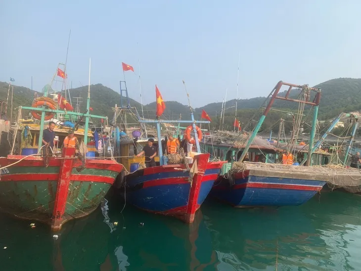 Bộ đội Biên phòng Quảng Ninh bắt giữ 6 tàu khai thác thủy sản trái phép - Ảnh 1. Bộ đội Biên phòng Quảng Ninh bắt giữ 6 tàu khai thác thủy sản trái phép - Ảnh 1.