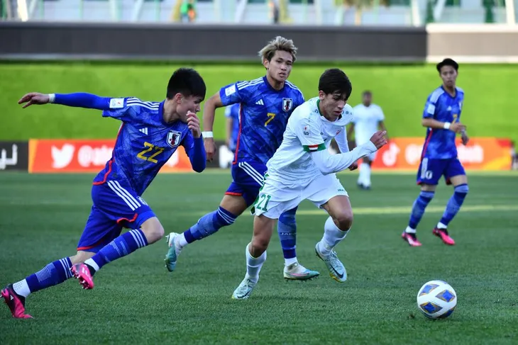 Thắng kịch tính U20 Nhật Bản, U20 Iraq vào chung kết U20 châu Á 2023 - Ảnh 1. Thắng kịch tính U20 Nhật Bản, U20 Iraq vào chung kết U20 châu Á 2023 - Ảnh 1.